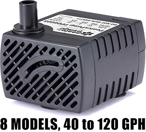 Ponicspump pp06605: 66 gph submersible pump with 5  cor…