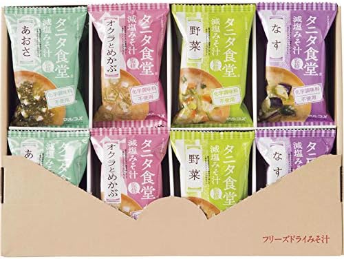 Amazon マルコメ タニタ食堂監修 フリーズドライ減塩みそ汁１６食 うまい 栄養満点 お弁当 ご飯 絶品 贈答 インスタント 味噌汁セット 詰め合わせ みそ汁 個包装 小分け 即席 簡単 美味しい 00 通販パーク 食品 飲料 お酒 通販