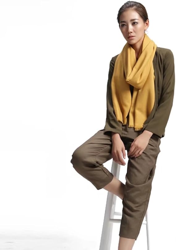 Amazon 大判ストール 厚手 冬 カシミア ウール レディース ショール 無地 ファッション小物 秋冬ストール パーティー スカーフ ゴールド マフラー 通販