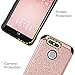 BENTOBEN ZTE Blade Z Max Case, ZTE ZMax Pro 2 Z982 Case, ZTE Sequoia Case, Glitter Bling Shockproof Hybrid Hard PC Soft TPU Protective Phone Case for ZTE Blade Z Max/Zmax Pro 2/ Sequoia, Rose Gold