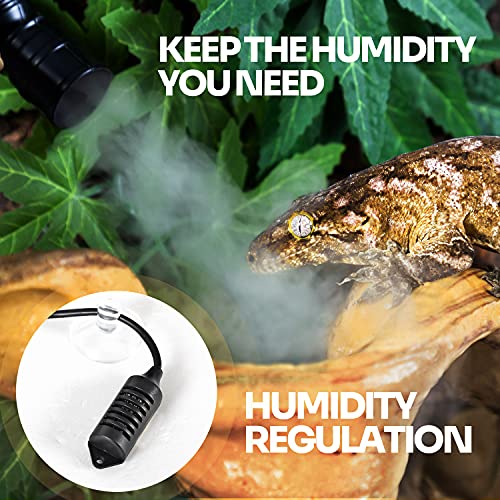 WACOOL Reptile Fogger with Humidity Controller, 4L Large Tank Reptile