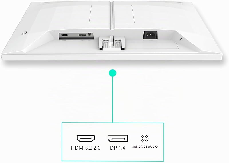 Evnia 24M2N3201P Gaming Monitor 24 Pulgadas 260Hz Panel Fast IPS, 1ms GtG, HDR10, G-Sync Compatible Altura Ajustable, (1920x1080 HDMI 1x 2.0 DP 1x 1.4) Blanco — foto 4 de 7