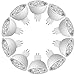 SUNTHIN Pack of 10 MR16 LED 6.5 Watt 2700K Warm White 500lm 60 Watt Replacement Spot Light Bulb UL Listed MR16 LED Bulbs MR16 Non Dimmable
