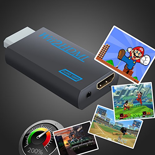 image for COLFULINE Wii to HDMI Converter 1080P 1M HDMI Cable for Full HD Device