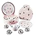 Party Animal 11 Piece Tin Tea Set