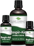 Plant Therapy Respir Aid Essential Oil | Sinus, Airway and Congestion Clearing Synergy Blend | 100% Pure, Undiluted, Natural Aromatherapy, Therapeutic Grade