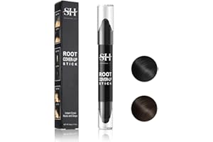 gowwim Root Touch Up, Dark Brown, Instant Root Concealer Stick for Roots and Grays
