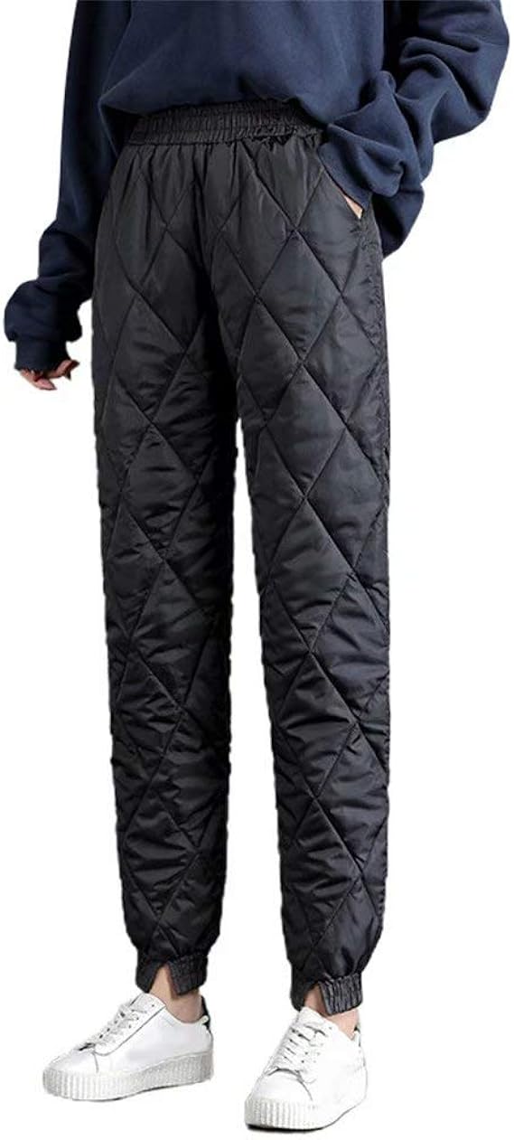 Amazon Co Jp Japhot 中綿パンツ レディース ダウンパンツ ロングパンツ 超軽量 ジョガーパンツ 暖パンツ ファスナー付き 保温 防寒 ゆったり 着痩せ 脚長効果 アウトドア 通勤 通学 服 ファッション小物