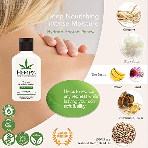Hempz Original, Sweet Pineapple & Honey Melon, and Triple Moisture