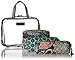 Vera Bradley Luggage Women's Four-Piece Cosmetic Organizer Nomadic Floral Cosmetic Bag