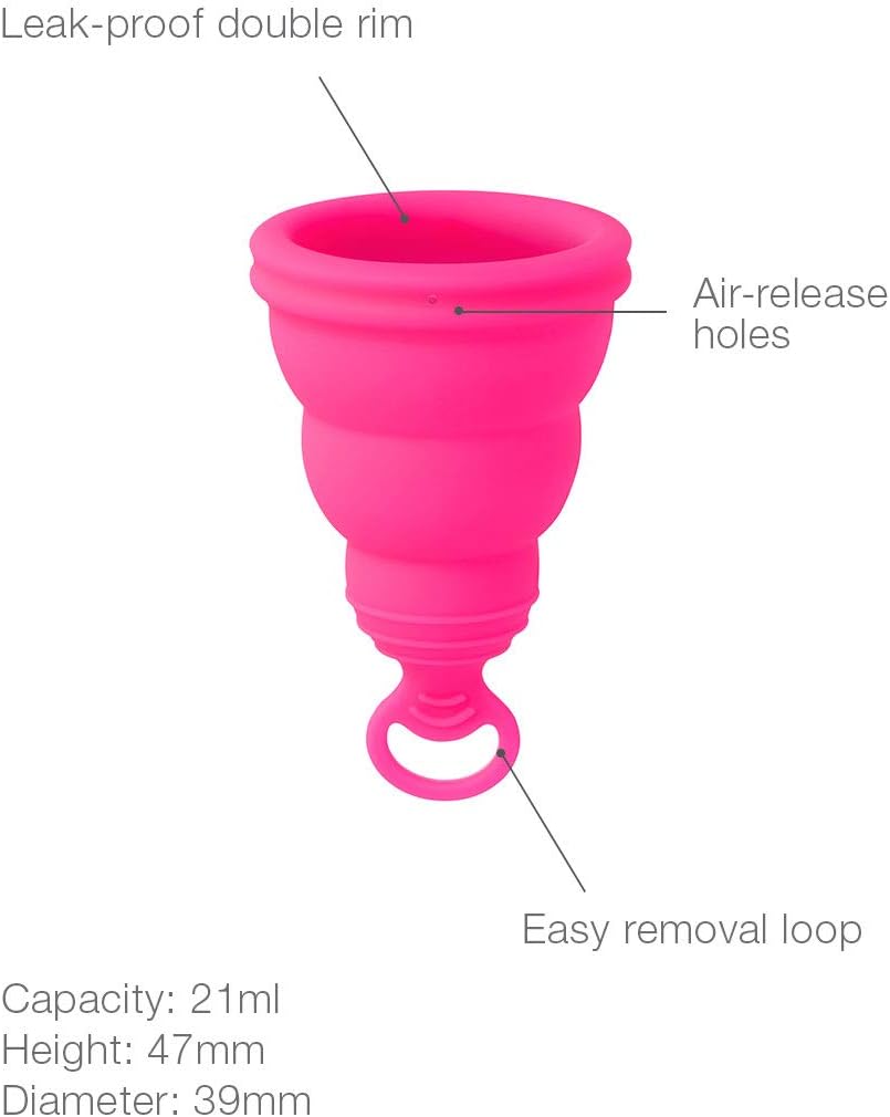 Intimina Lily Cup One – The Collapsible Teen Menstrual Cup for Beginners: Health & Personal Care