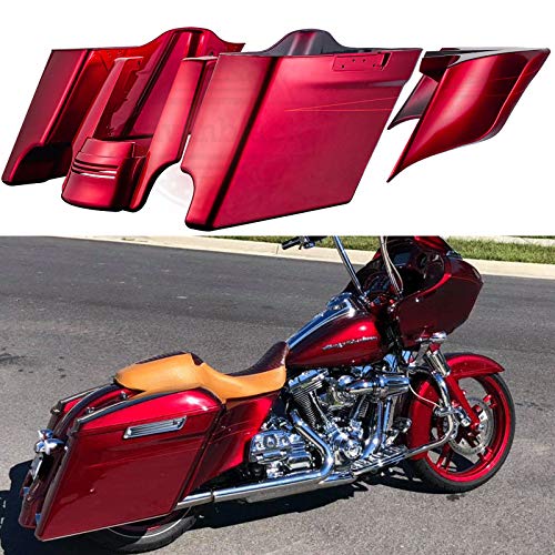 stretched bolsas and fender for street glide