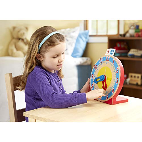 4 Melissa+Doug+Turn+Wooden+Clock