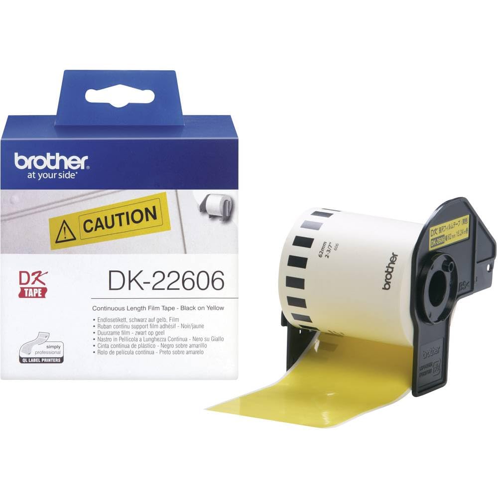 Brother DK-22606 - Film - Yellow - Roll (6.2 cm x 15.2 m)