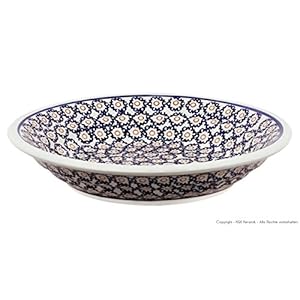 Bunzlauer keramik assiette creuse calotte/assiette creuse pour pâtes ø21.8 cm, h = 4,0 cm motif 4