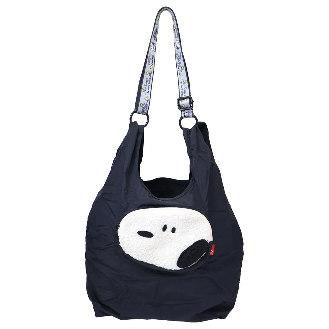 Snoopy IP.RS Peanuts-0P Packable Shopper Shoulder / Peanuts Tote Bag