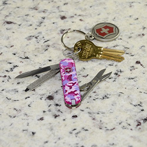 Victorinox Swiss Army Classic SD Pocket Knife, Pink Camo Buy Online