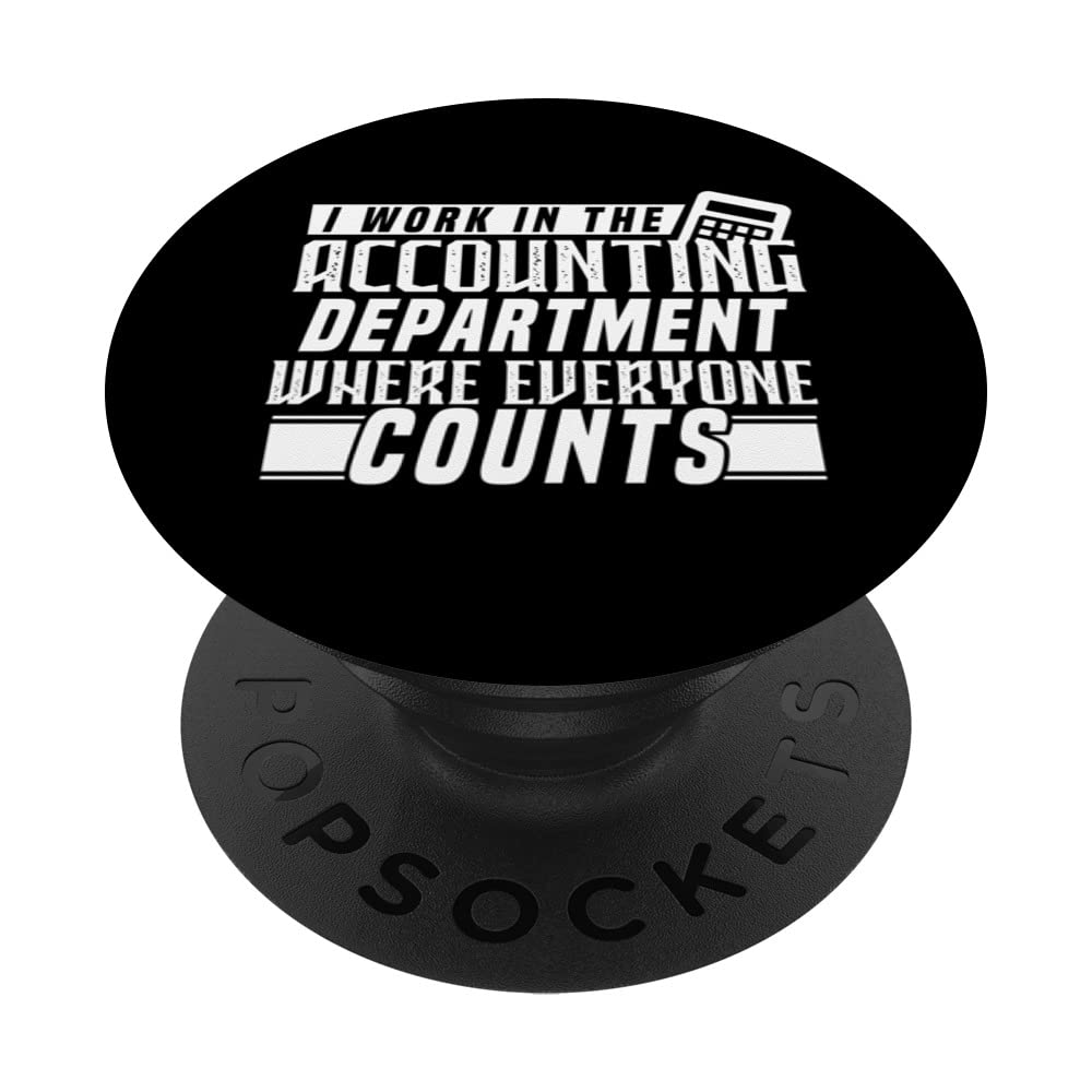 Funny Accountant Meme Accounting Bookkeeper Design Humor PopSockets Swappable PopGrip