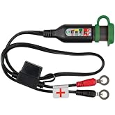 Optimate cable O-127 ring terminal harness with integrated battery status / charge system monitor, 12.8V / 13.2V lithium powersport, smart