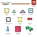 NEOPUZZLE Magnet Building Tiles 120 Pcs Magnetic Building Tiles ,3D Magnet Blocks Set with 2 Wheels, Magnetic Toys for Kids Children Toddlers