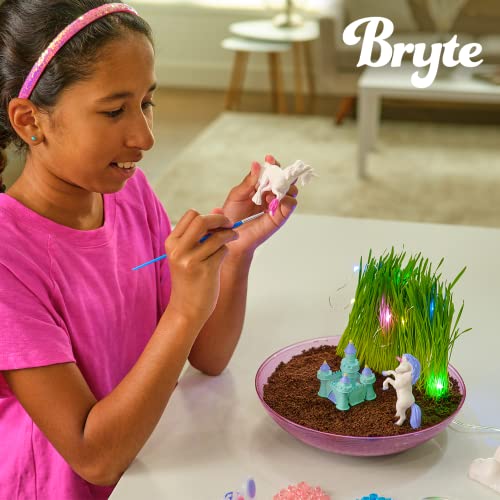Bryte LightUp Unicorn Terrarium Kit for Kids All Inclusive Castle