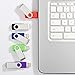 KOOTION 10pack 32GB USB Flash Drive USB2.0 Thumb Drives Swivel Memory Stick Jump Drives (5 Colors: Black Blue Green Purple Red)