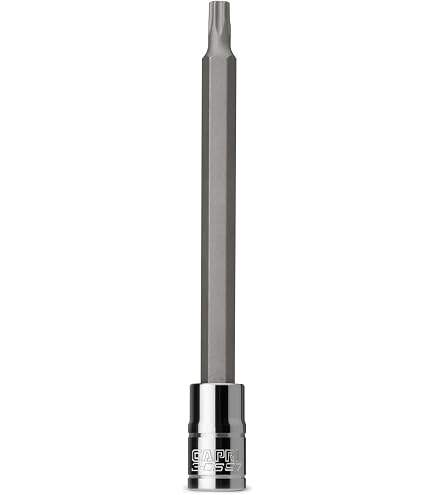 Capri Tools 3-0605 Long 4 mm Hex Bit Socket, 1/4-Inch Drive