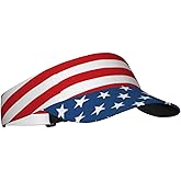 Sports Sun Visor Hats Adjustable Men Women Lightweight Packable Cooling Empty Top Visor Hat for Running, Tennis, Golf