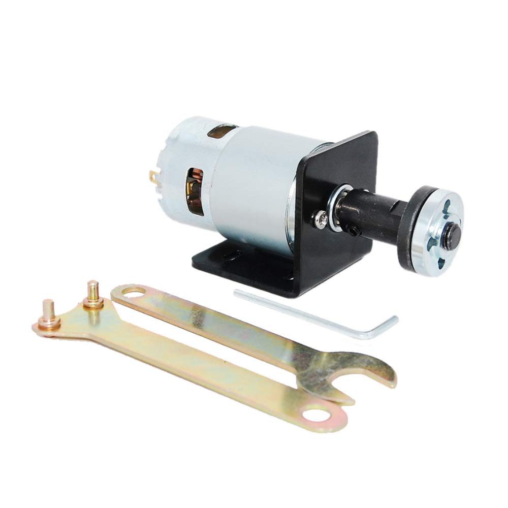 Micro 775 Series 12V/24V DC Motor With Saw Blade Connecting Rod With Seat Mounting Holder Stands Bracket Cutting Machine