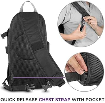 camera sling bag with tripod holder
