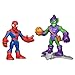 Playskool Heroes Marvel Super Hero Adventures Spiderman and Green Goblin Figures
