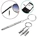 Premium-Quality Micro Precision Screwdriver Set - Eyeglasses, Sunglasses, Watches, Jewelry, Electronics, Repair Tool 3 in 1 Mini Stainless Steel Screwdriver Flat Head