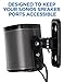 Mount-It! SONOS Speaker Wall Mount Bracket for SONOS Play:1 Tilt/Swivel Adjustable, Black 4.4 Lbs Capacity (Not Compatible with SONOS ONE)