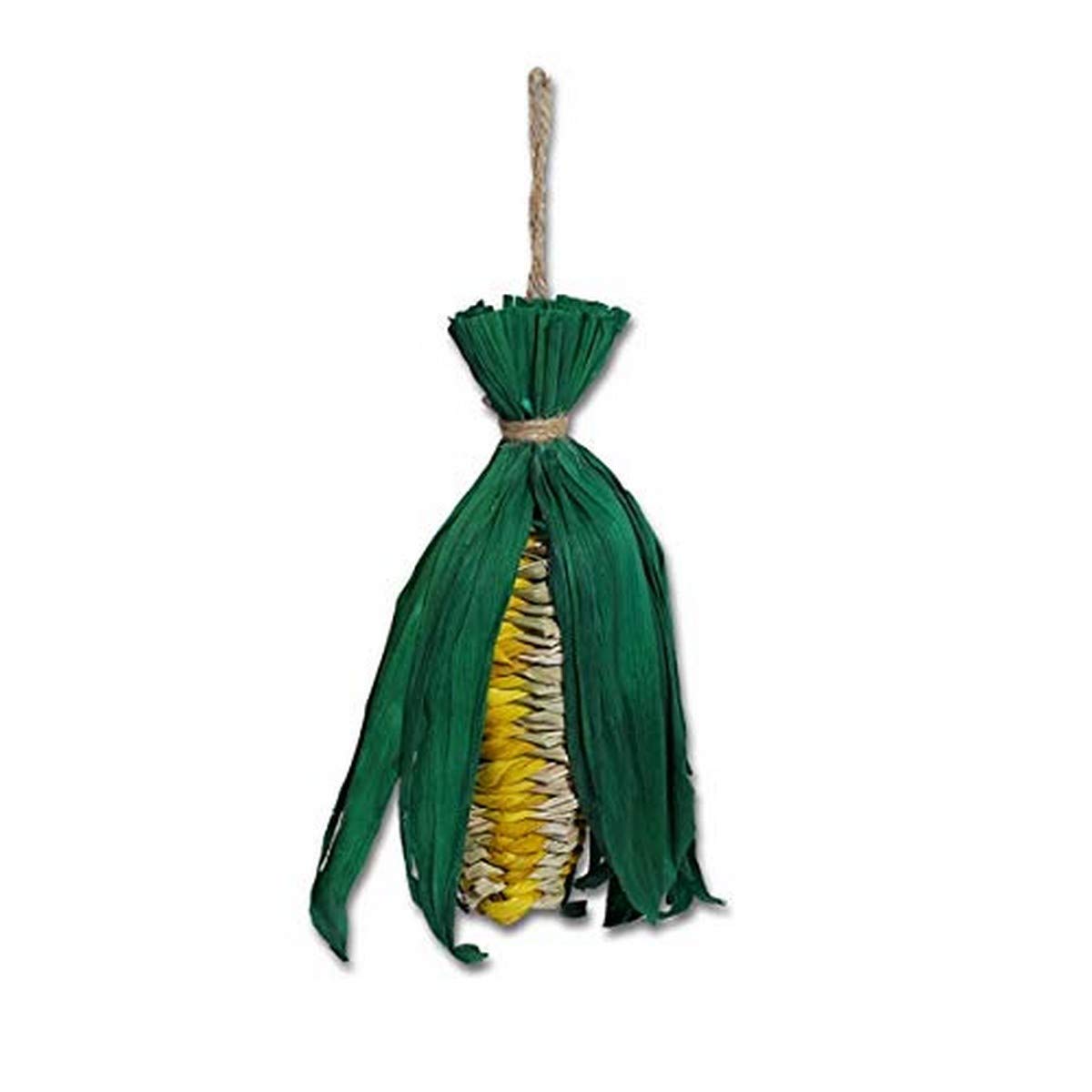 Boredom Breaker Rosewood Play Veg Flinging Fun Corn Toy for Small Animals – Chewable, Toss and Play Enrichment Toy for Rabbits, Guinea Pigs and Hamsters, Pet-Safe and Natural