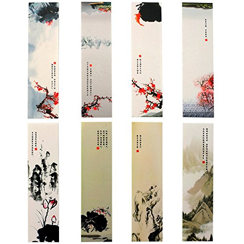 image for Z-Liant Bookmarks : Set of 60 Chinese Flower and Scenes Brush Painting