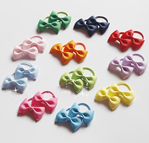 30 Pcs Hair Bows Ties Baby Hair Ribbon Ties Kids Hair Tie Bands