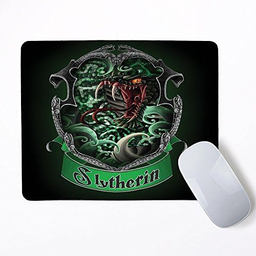 Harry Potter Houses Slytherin Mouse Pad Computer Mat Rubber Pad MP-0040 ( Rectangle 8 ¼ x 6 ¾ inches)
