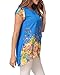 Anself Floral Blouse Chiffon Shirt Loose Tops for Women
