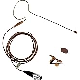 Av Jefes Mini Headset Microphone AVL630 Cocoa Color for Shure (Cocoa Color)