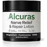 Tasunte Alcuras Cream, Alcura Neuropathy Lotion with Arnica & Magnesium for Knee, Magnesium Moisturizing Body Cream, Daily Nourishment for Joint, Lumbar, Neck, Hand and Foot, 4 oz