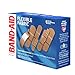 BAND-AID® Brand Flexible Fabric Bandages Assorted, 100 Count