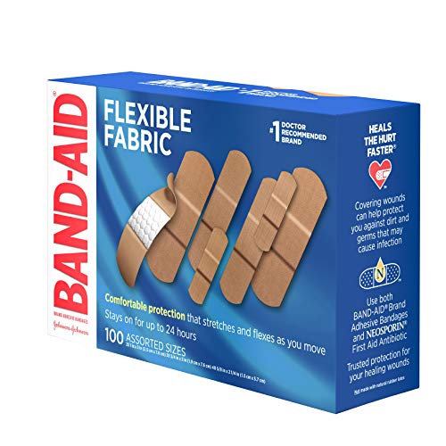 image for Band-Aid Brand Flexible Fabric Adhesive Bandages for Wound Care & Firs