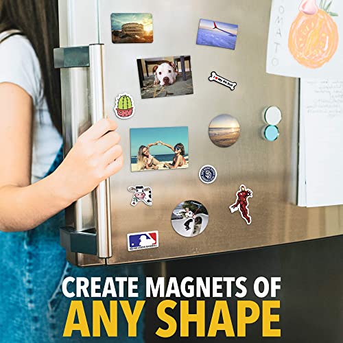 Printable Magnetic Sheets - Each 8.5” x 11” - Flexible Magnet Sheets ...