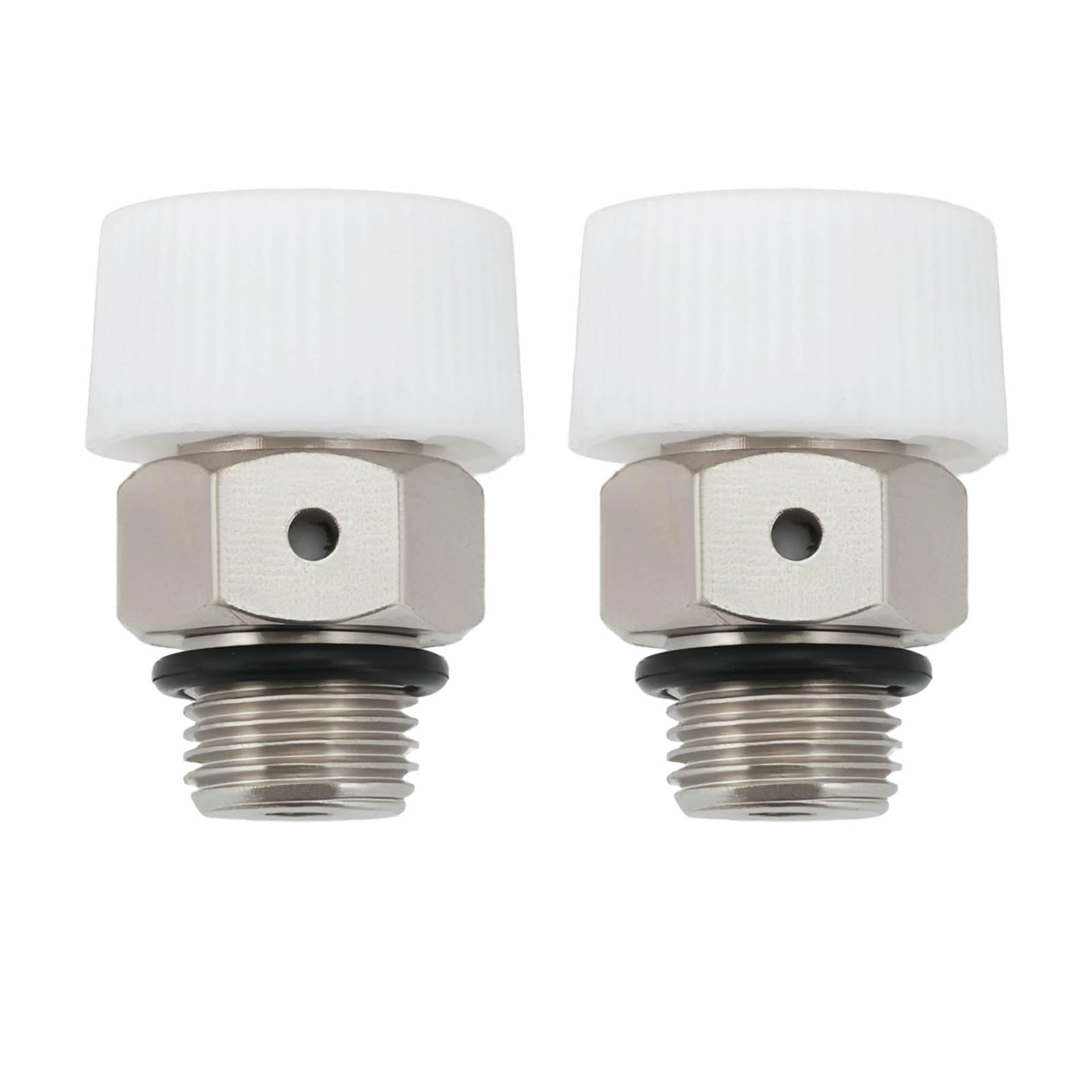 Be In Your Mind 2Pcs 1/4 Inch Automatic Vent Valve Copper Ventilation Valves Drain Valve for Automatic Air Release in Exhaust Ports and Radiators