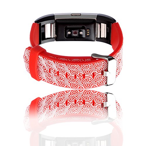 Fitbit Charge Hr Replacement Elastomer Bands 3d Visual Band