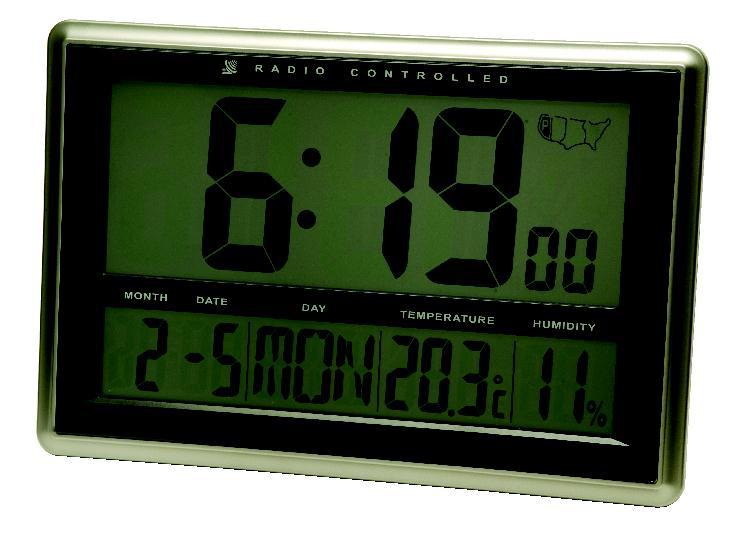 Extech CTH10 RadioControlled Wall Clock HygroThermometer