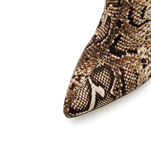 4 Boots+Snakeskin+Nightclub+Winter+Stiletto