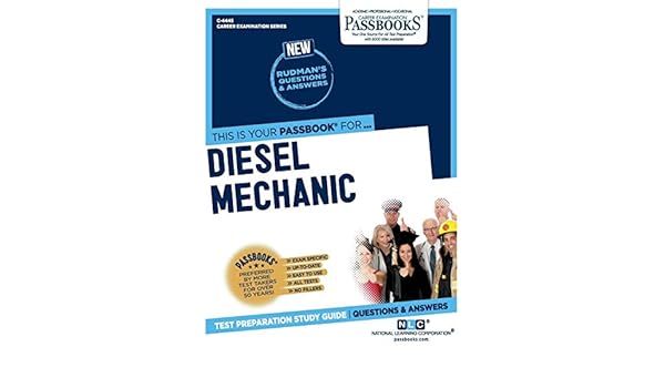 Diesel Mechanic Career Examination Series National Learning Corporation National Learning 9781731844453 Amazon Com Books