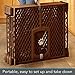 North States MyPet 2-Panel Extension for Petyard Passage: Made in USA. Freestanding. Increases play area up to 34 sq. ft. (26