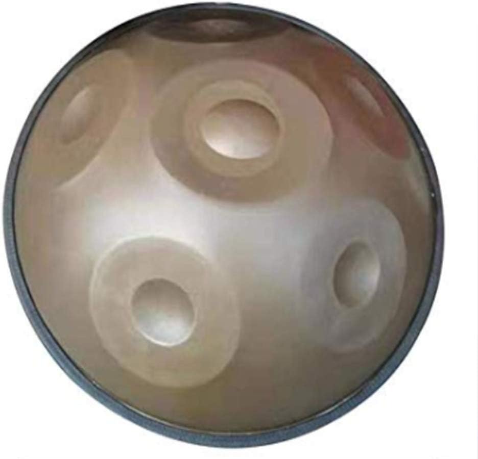 YSHUAI New Handpan Hand Drum, Drum Empty Spirit Drums Worry-Free Drum Hand Drum Percussion Instrument, 6 Tone, 18Inch, Simple Operation, with Drum Bag